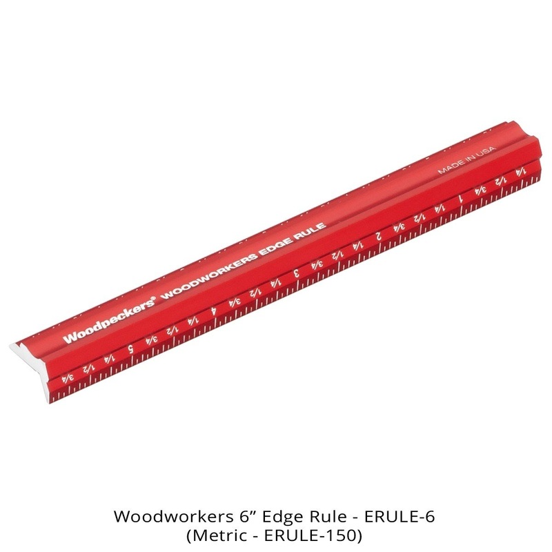 Woodpeckers Edge Rules Anodized Aluminum ERULE-*