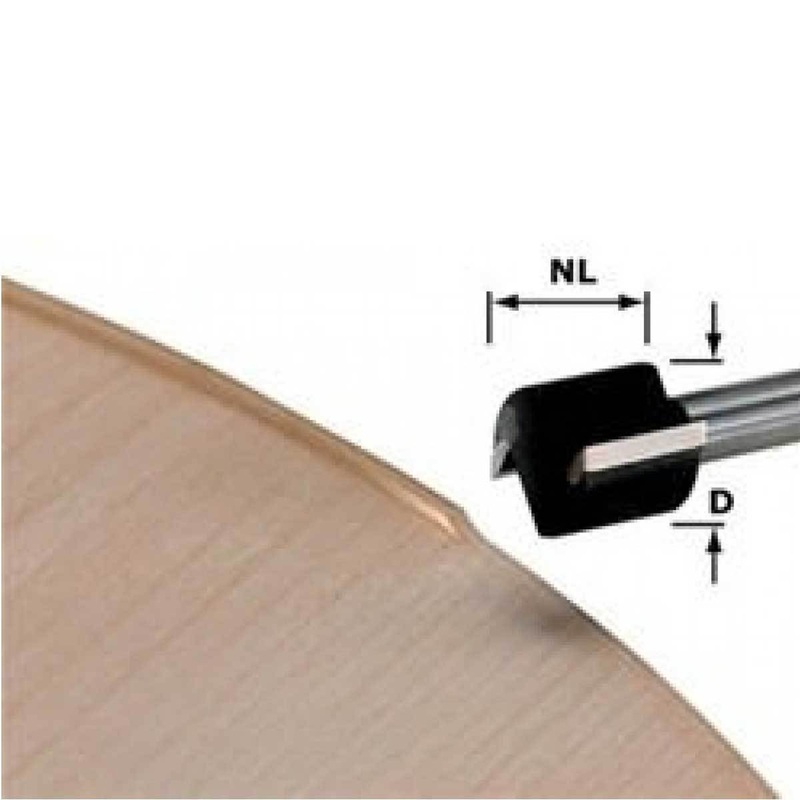 Festool Straight Router Bit D 19mm for MFK 700 491666