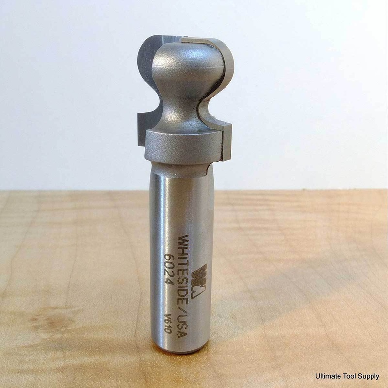 Whiteside European Drawer Pull Router Bit 7/8 Inch Cut Length European Drawer Pull Router Bit 6024