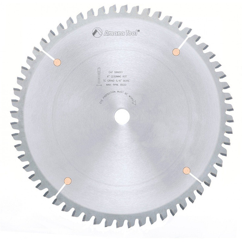 Amana Aluminum and Plastic Circular Saw Blade 260 x 68T TCG with 30mm Bore MD260-685