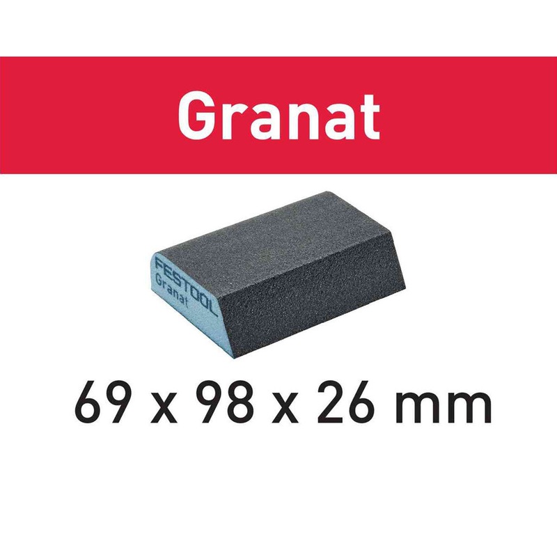 Festool Granat Combi Abrasive Sponge Blocks 69 x 98 x 26mm 120 Grit 201084