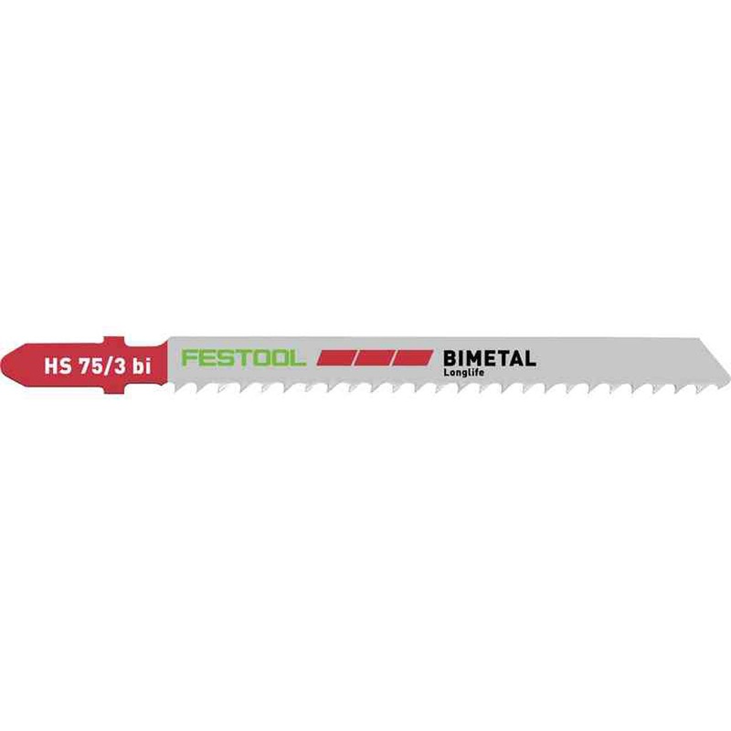 Festool Jigsaw Blades for Solid Plastics HS 75×3 204336