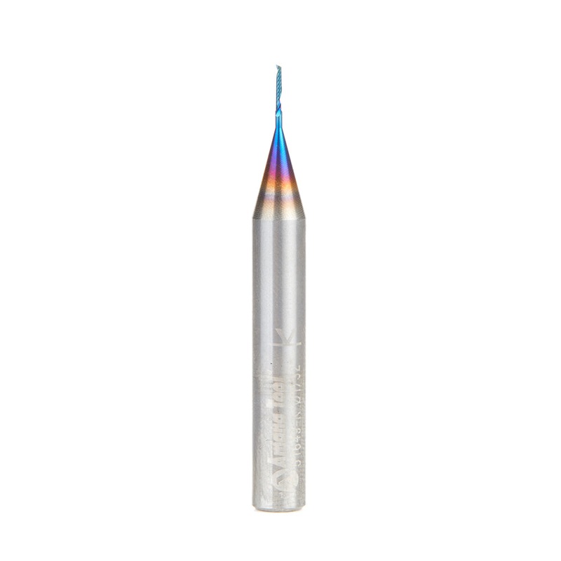 Amana D 1/32 Inch O-Flute Upcut Router Bit Spektra Coated 51649-K