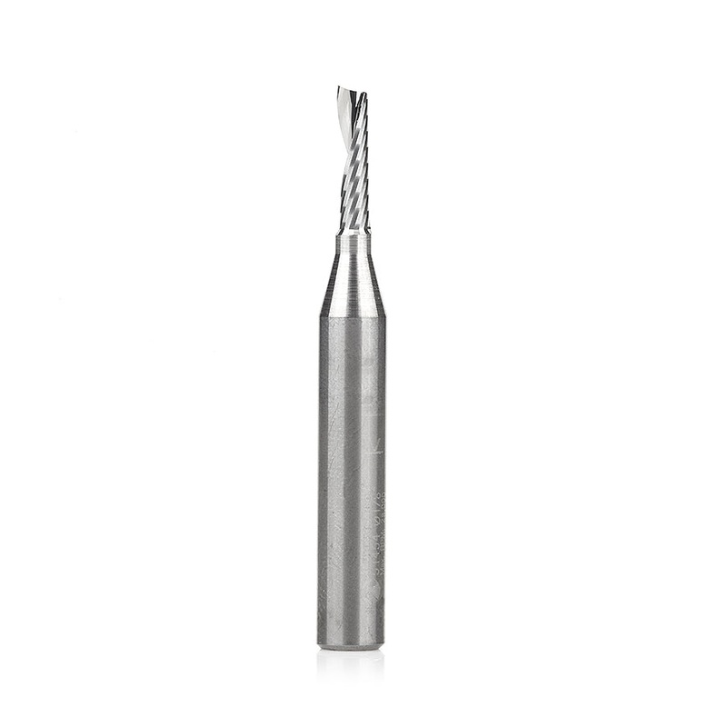 Amana D 1/8 Inch O-Flute Upcut Router Bit 51454