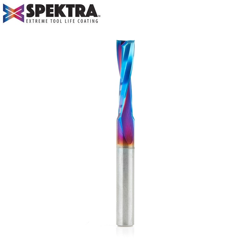 Amana Upcut Spiral Router Bit D 1/4 Inch Spektra Coated 46248-K