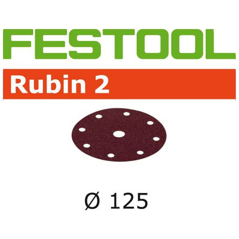 Festool Rubin 2 Abrasive Discs for 125mm Sanders 499***