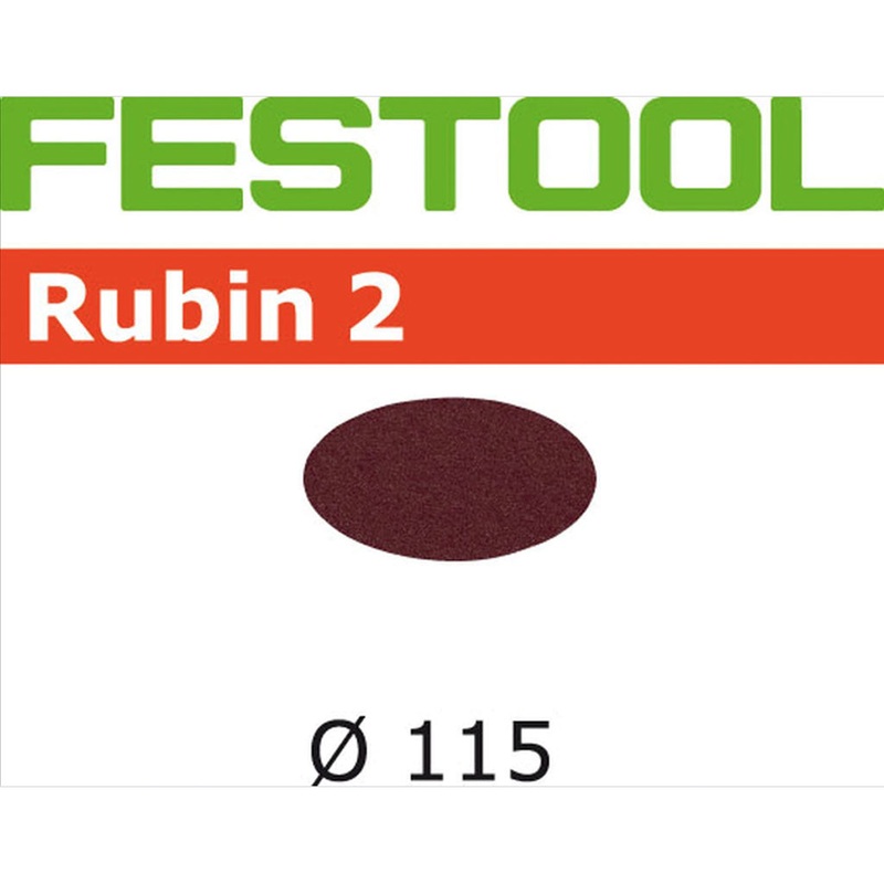 Festool Rubin 2 Abrasive Discs for RAS 115 P80 499087