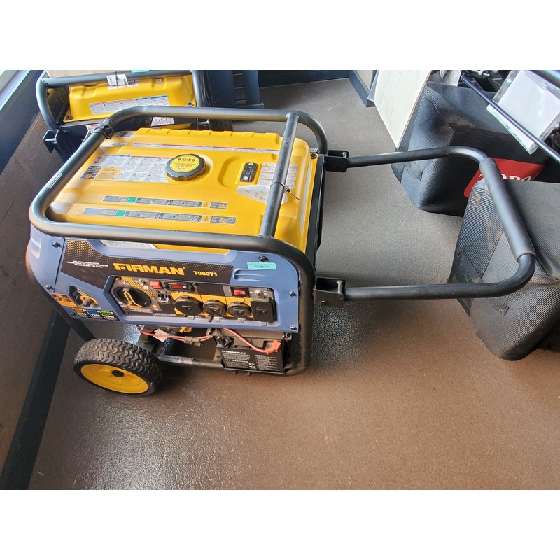 Firman T08071 Tri Fuel Portable Generator 8000W Electric Start 120/240V