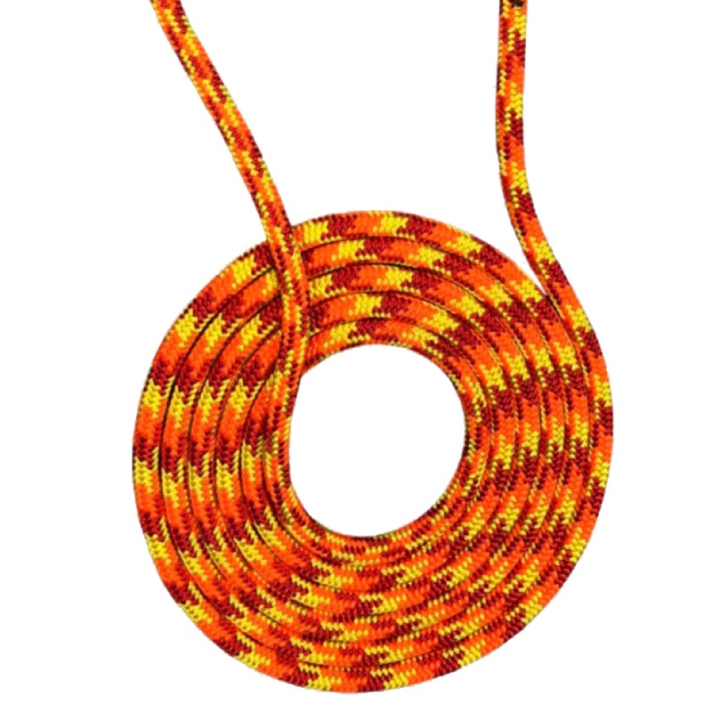 All Gear AGMPPL11810-ROG Positioning Lanyard w Micro Pulley / 11.8mm x 10′ / Cherry Bomb II / 24 Strand