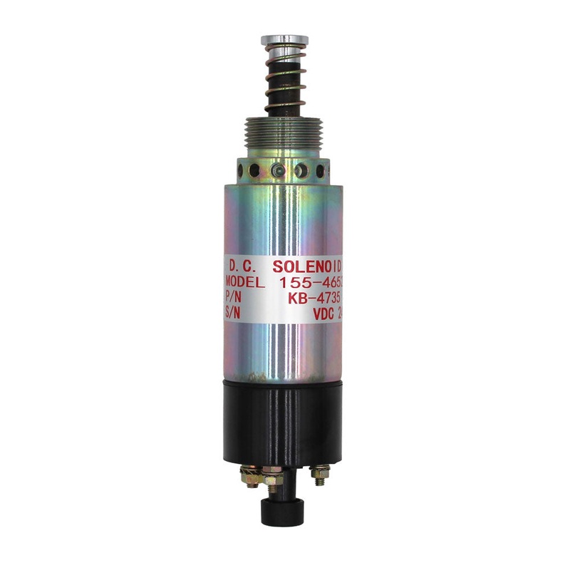 24V 8C-3663 155-4652 125-5772 Shut Off Solenoid Fits CAT 3126 3114 3116