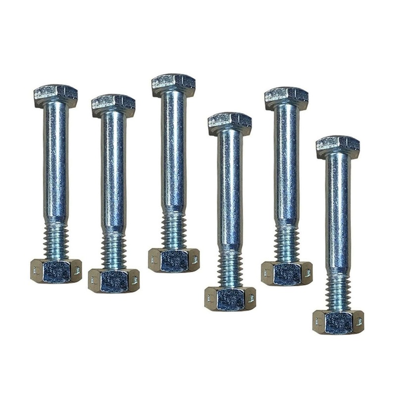 (Pack of 6) Shear Pin Bolt & Nut for Ariens Compact, Sno-Tek, Sno-Thro 20 24