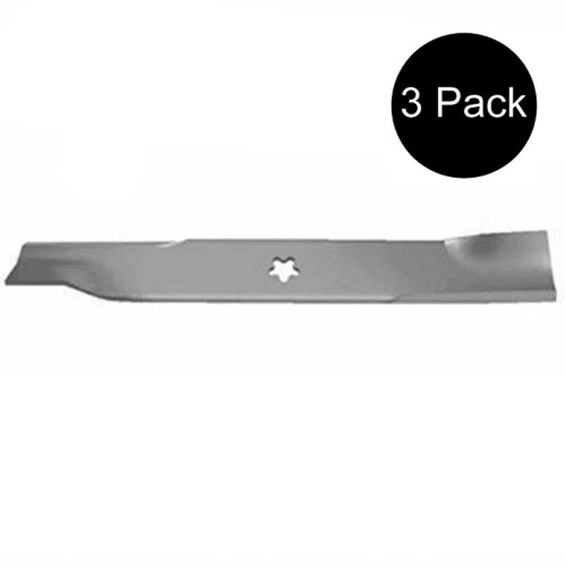 Set of 3 XHT lawn Mower blades to fit Fits Husqvarna 52 574-870801 GT GTH