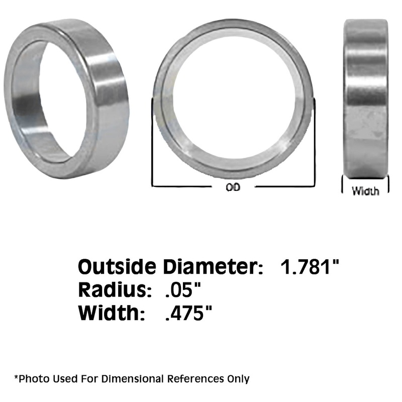 ZGZ LM11910 Tapered Bearing Race / Cup Wheel, Swing Arm, Mower Deck, Golf Cart
