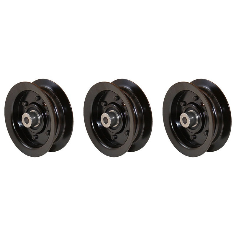 3 Pcs Flat Idler Pulley Fits Exmark Lawn Boy Fits Toro 106-2175 Z4200 Z5000
