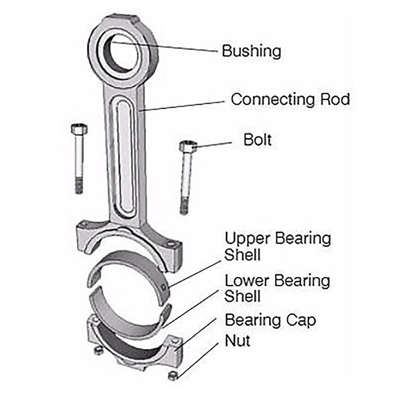 8N3753 Connecting Rod Assembly Fits Caterpillar 215 3204 931B 943 953 D3 D5C