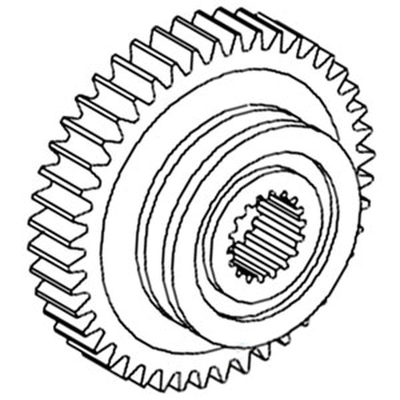 S.40750 Gear, 1St, 520 700 M1, 44T Fits Massey Ferguson