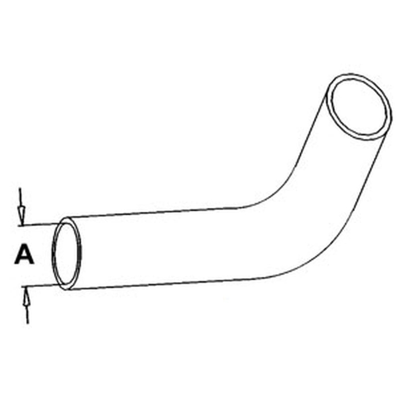 Upper Radiator Hose Fits 2510 2520 301A R38312 R38312-A