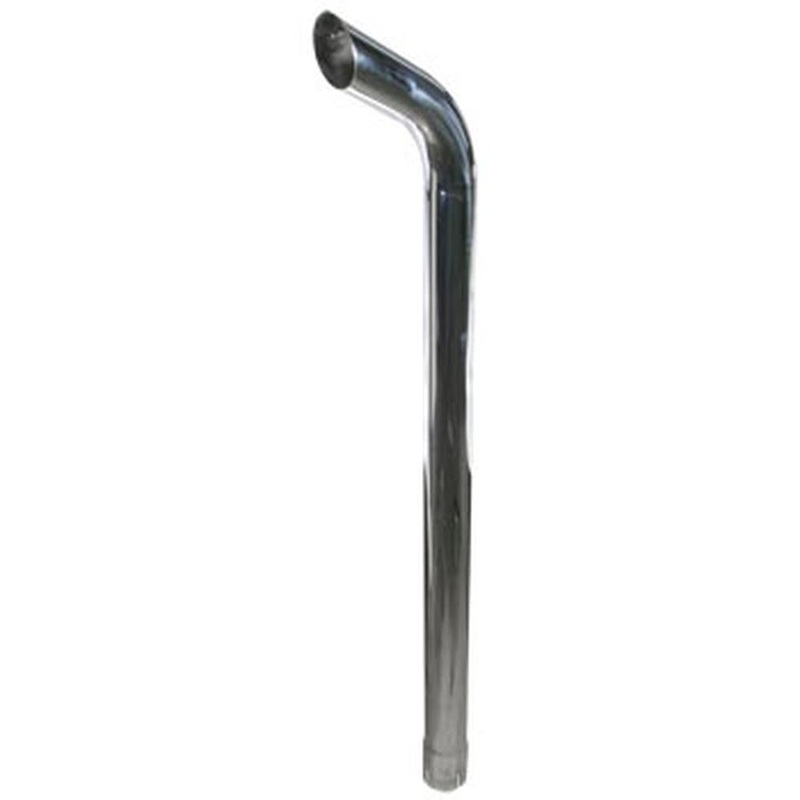 Exhaust Stack 53 x 3 Extended Curved Chrome Fits International 1086 146520C1
