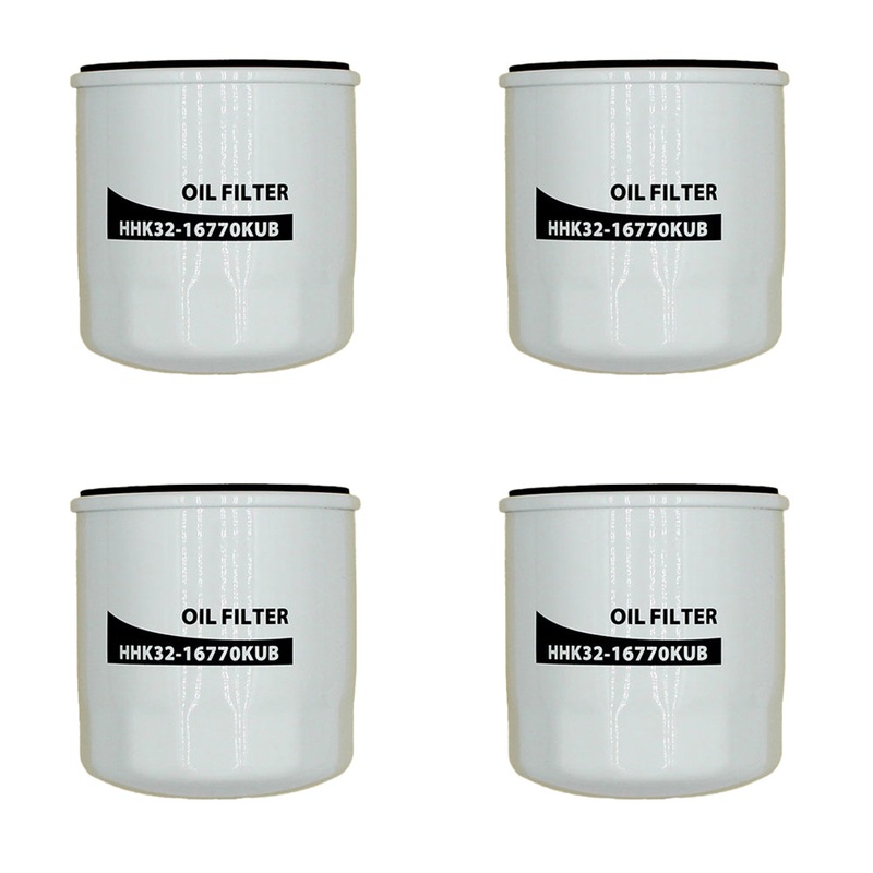 4 pk Oil Filters HHK32-16770 Fits Kubota Zero Turn Mower ZG327P ZG327PA ZG327RP
