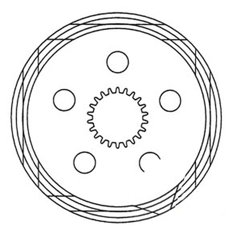 C7NN2A097B Brake Friction Disc Fits Ford 5000, 5100, 5200, 7000, 7100, 7200+