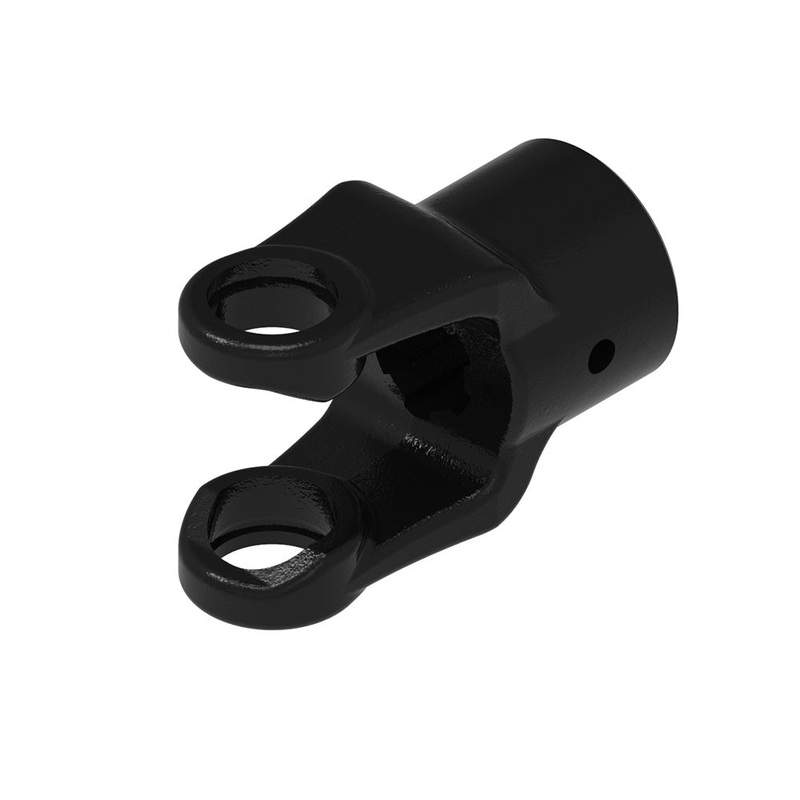 Weasler 1-1/4 6 Spline Bore 21/64 Pin Hole Implement Yoke 14N Series 801-1420