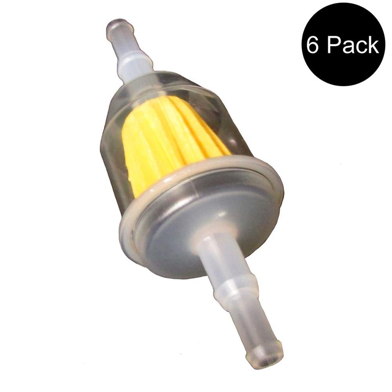 (6) Fuel Filters Fits Gator AM116304 4×2 6×4 Fits Cushman 821814 Fits Kawasaki