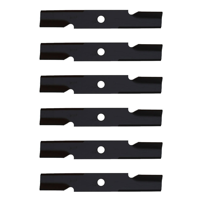 6 Pack Commercial 48 Medium Lift Lawnmower Blades to fit Fits Exmark