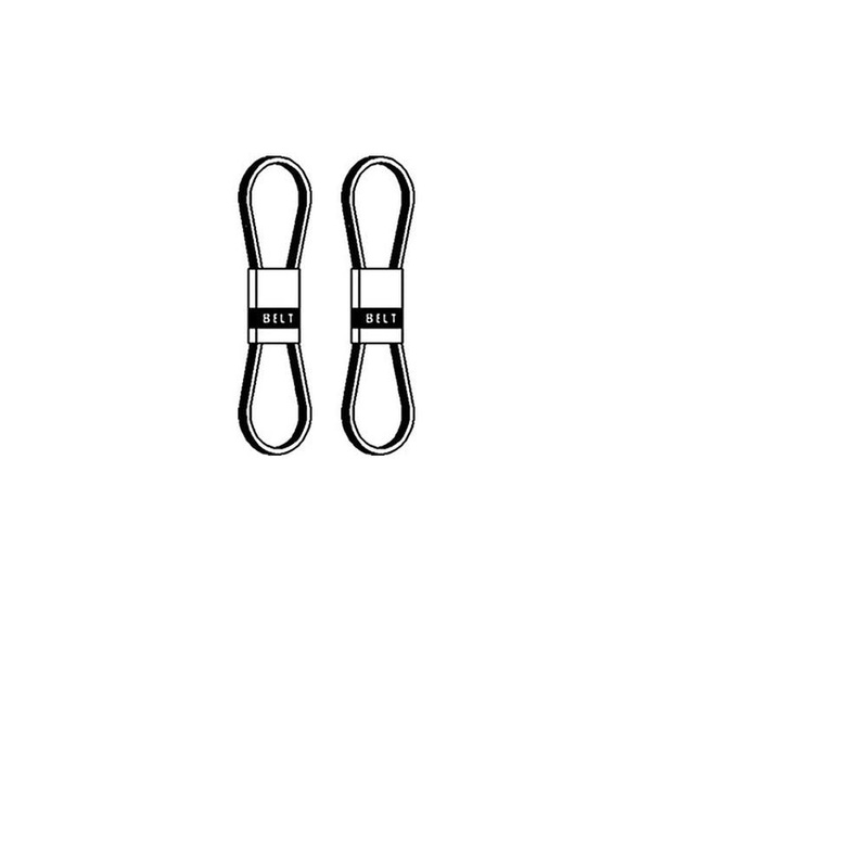 Belt – Fan Set of 2 Fits John Deere 4320 4520 4620 5010 5020 6030 7020 AR56638
