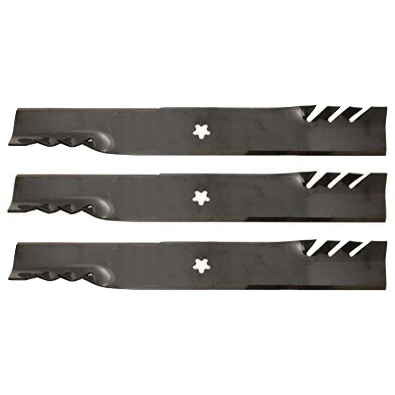3 Mulcher Blades 5 Pt Star Fits Husqvarna 521981601 539113312 510417901