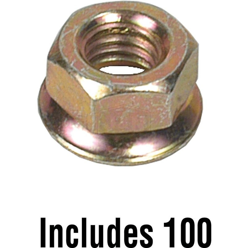 462-10006-100-JN J&N Electrical Products Nut, Hex-Washer