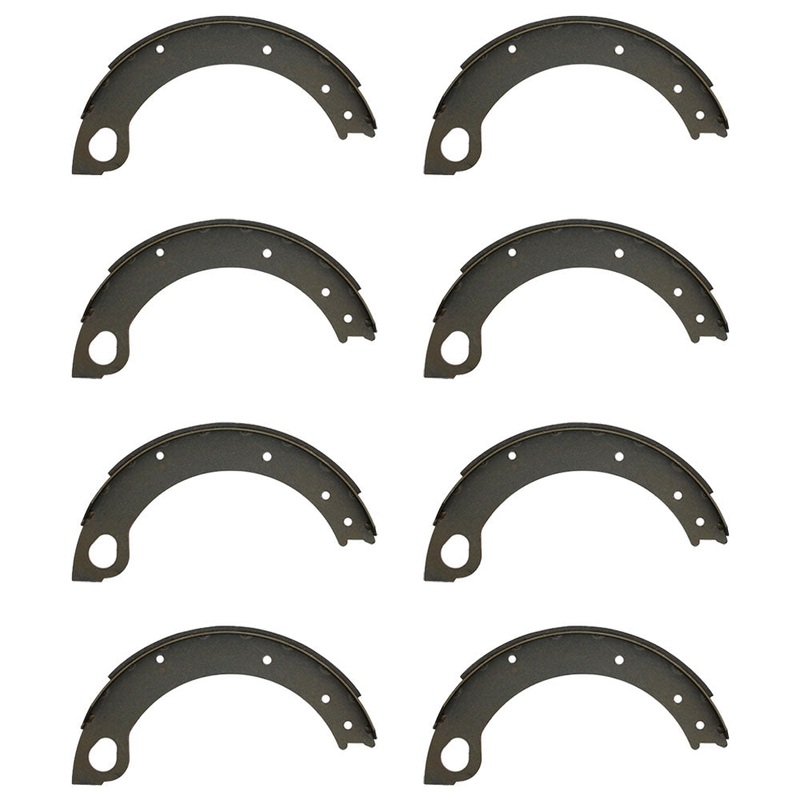 Qty 8: 1/2 Brake Shoe w/Lining Fits Ford/New Holland Replaces 81802510