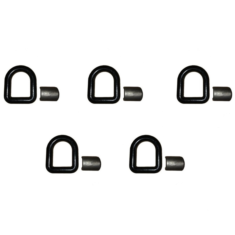 (5) 1 Bolt-on D-Ring (Black) Fits Universal Tlu28-0017