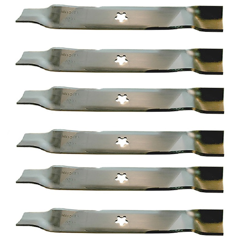 Qty 6: Mulching Blade Fits Woods Replaces 145708