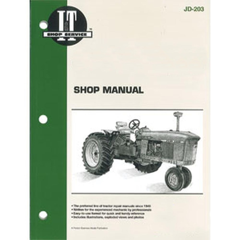 Shop Manual Fits John Deere Replaces 595-JD203