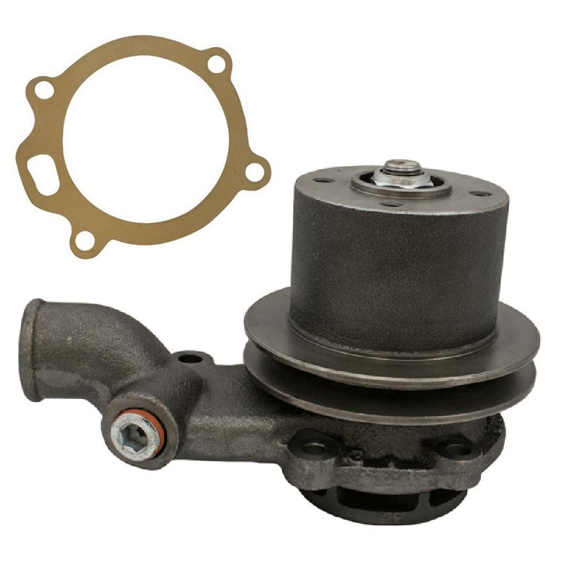 Water Pump w/Pulley for Perkins 4.212 4.236 4.248 Diesel Engine 1 Hose 41312366