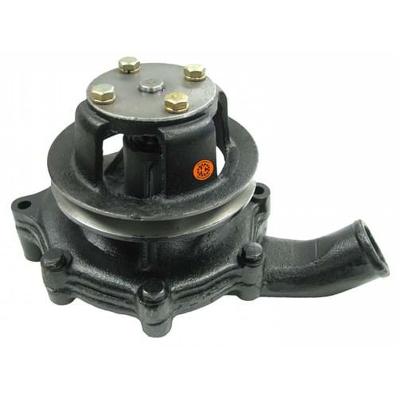 F87800115 New Water Pump w/ Pulley & Back Housing – Fits Ford 231, 234, 334, 335