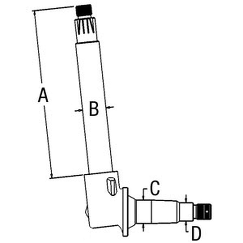 161959A Spindle Fits White/Oliver/Mpl Moline 4-78 1650 1655 1750 1755 1850 1855