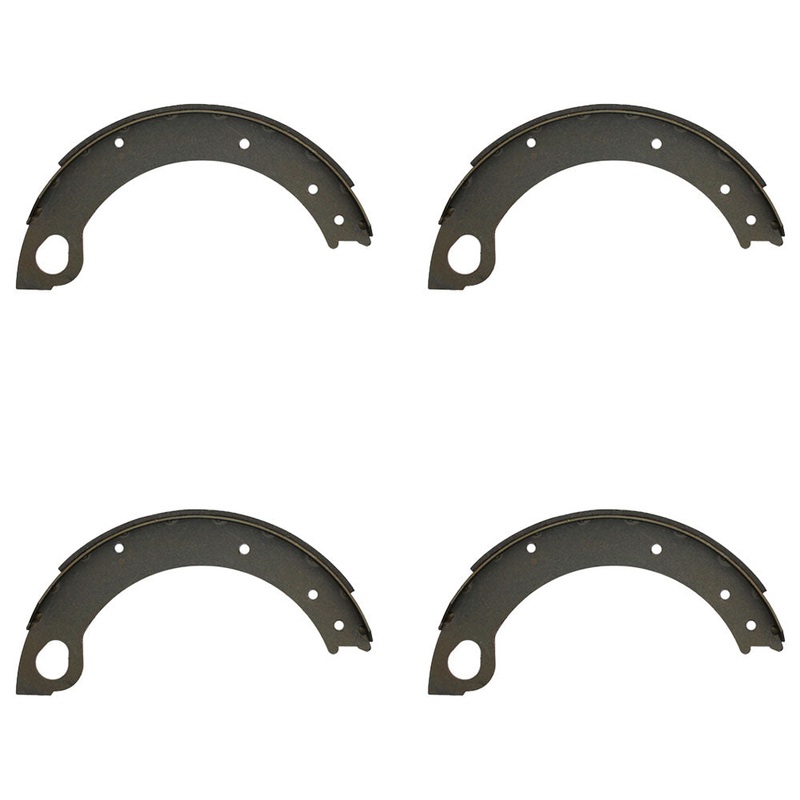 81802510 Qty 4: 1/2 Brake Shoe w/Lining Fits Ford/New Holland