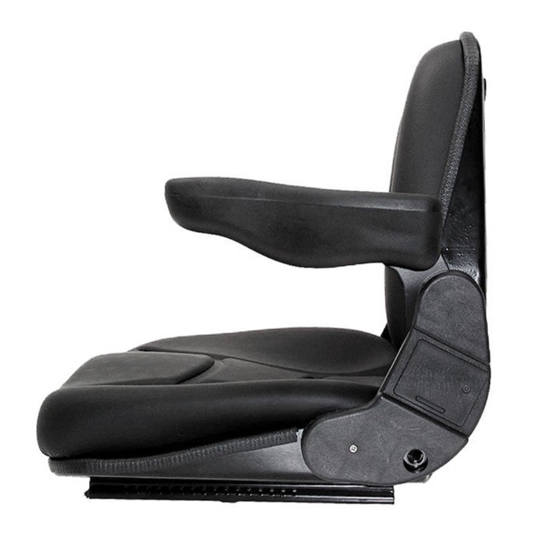 Black Cloth Seat Universal Fit Tractors Heavy Equipment TS1100C Fits John Deere