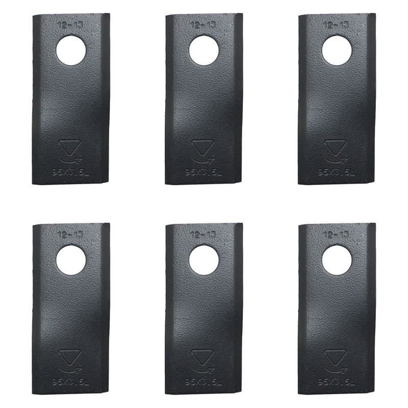 KN56151210 Qty. 6: Left Hand Disc Mower Blade Fits Frontier