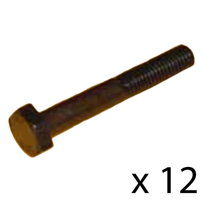 Qty 12: Hex Head Bolt Fits Caterpillar Replaces 141-6348