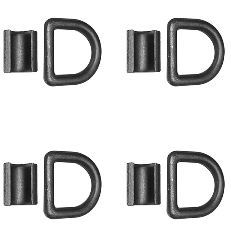 DR050-Z-BLK Qty 4: 1/2 Bolt-on D-Ring (Black) Fits Universal Products