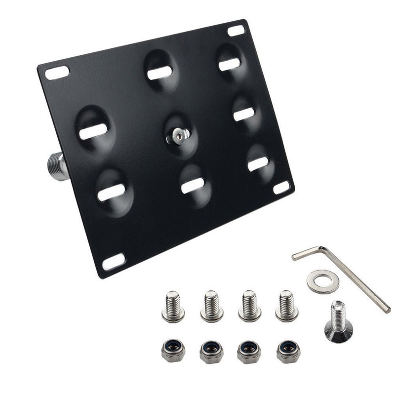 Front Bumper Tow Hook License Plate Mount Bracket for Mini Cooper S R50 R56 R57