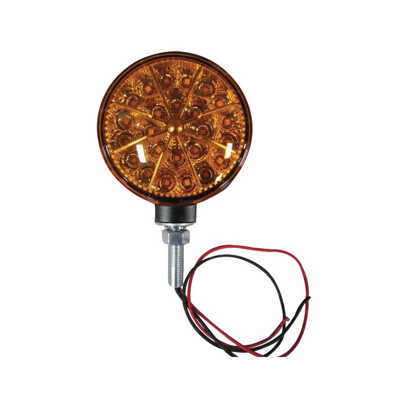 S.151014 Safety Pedestal LED Light, Amber, 12-30V