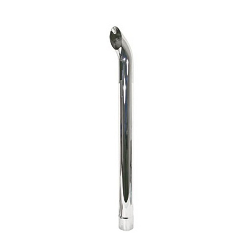 48 Chrome Exhaust Stack Curved 3-1/2 ID Fits John Deere