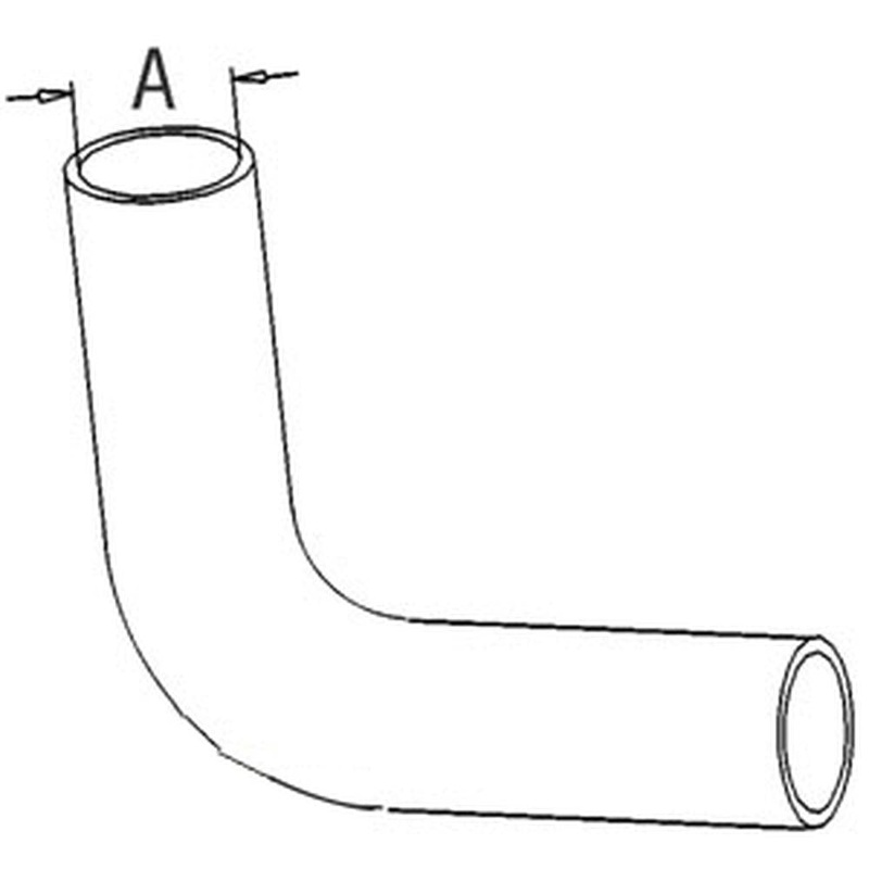 527775M1 New Bottom Radiator Hose Fits Massey Ferguson MF Tractor 1155 2.312 ID