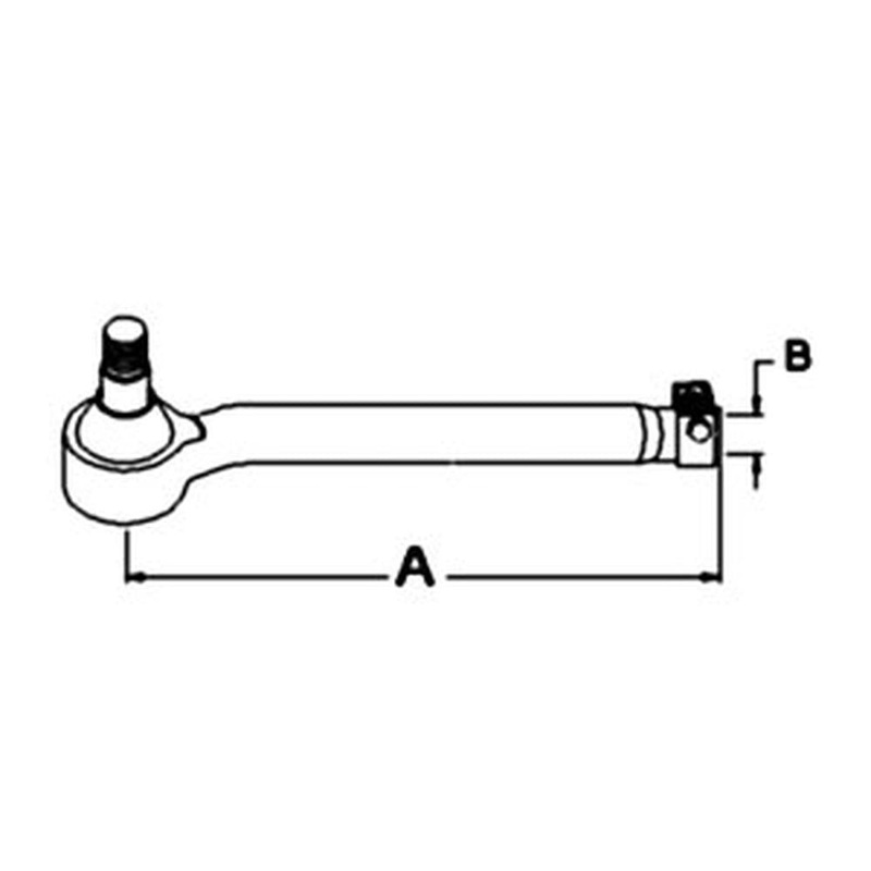 AL39318 Fits John Deere Fits JD Tractor RH Tie Rod End 3040 3140 AL178073 12