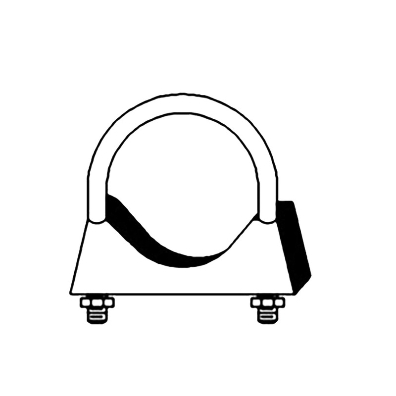 CL312 3-1/2 3.50 Muffler Clamp