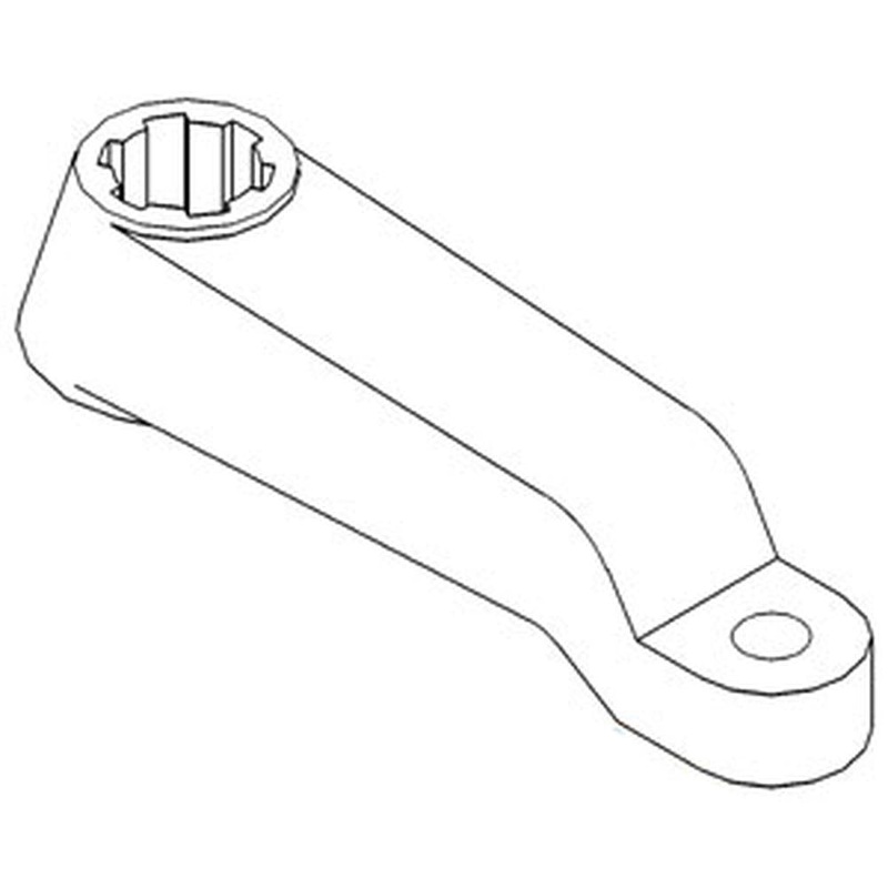 R66128 Fits John Deere Right Hand Steering Arm 4840 4850 4955 4960 2 Diameter