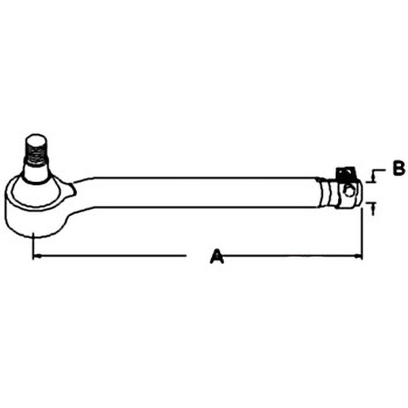 ZP0501205462 RH Tie Rod Fits Ford/New Holland Tractor TW15 TW5 8530 8630